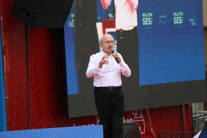 CHP Lideri Kılıçdaroğlu’nun Mersin Mitingi