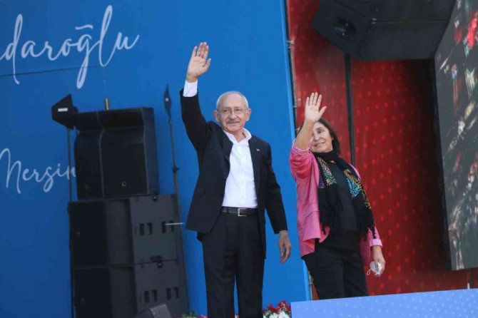 CHP Lideri Kılıçdaroğlu’nun Mersin Mitingi