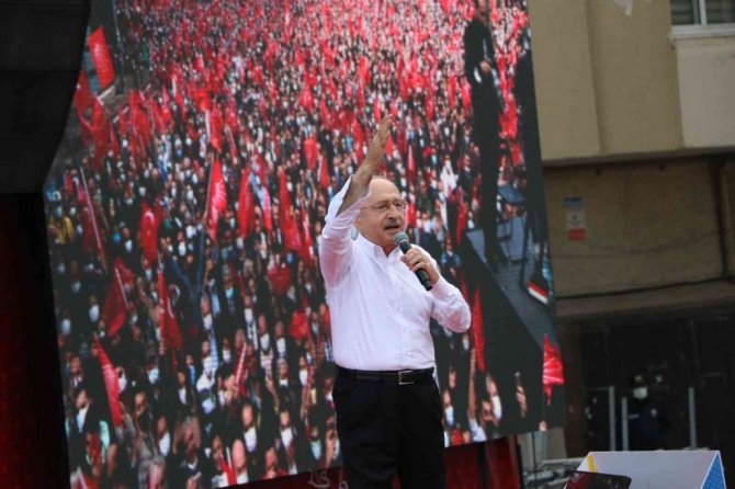 CHP Lideri Kılıçdaroğlu’nun Mersin Mitingi