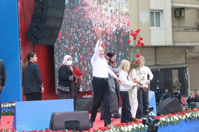 CHP Lideri Kılıçdaroğlu’nun Mersin Mitingi