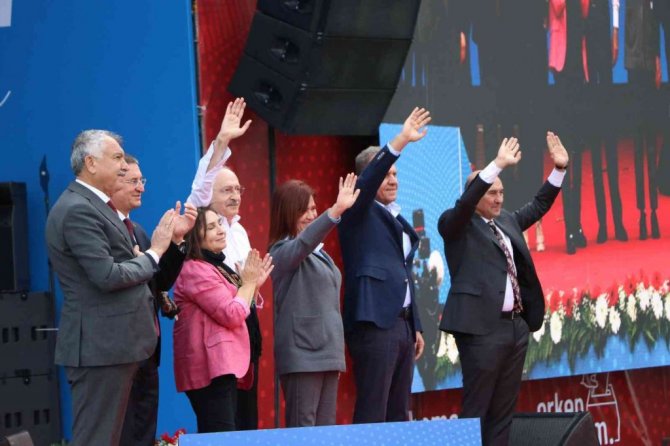 CHP Lideri Kılıçdaroğlu’nun Mersin Mitingi