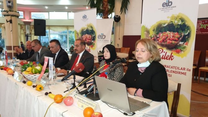 Çileğin geleceği Aydın’da masaya yatırıldı