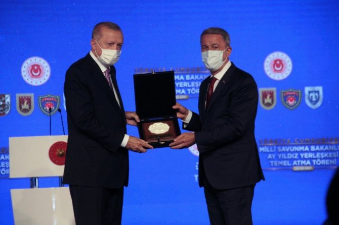 Cumhurbaşkanı Erdoğan, Ay Yıldız Yerleşkesi’nin temel atılma törenine katıldı