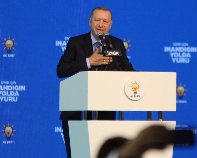 Cumhurbaşkanı Erdoğan İzmir kongresinde konuştu