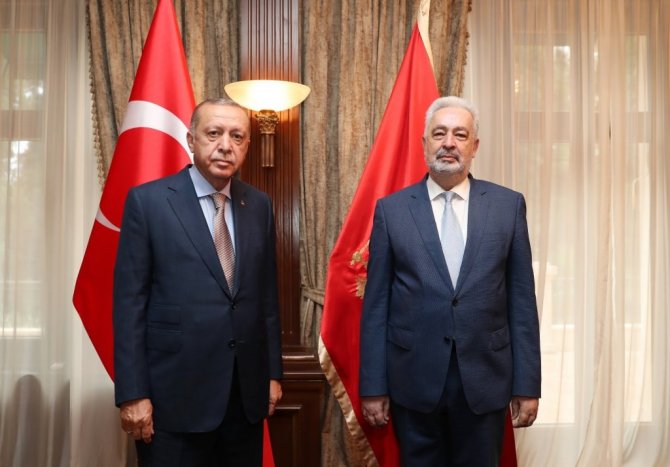 Cumhurbaşkanı Erdoğan, Karadağ Başbakanı Krivokapiç’i kabul etti