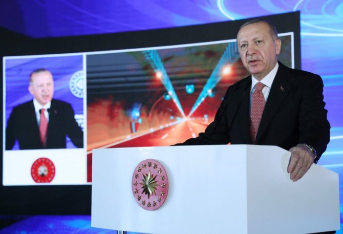 Cumhurbaşkanı Erdoğan Kuzey Marmara otoyolunun son etabı açılışında konuştu