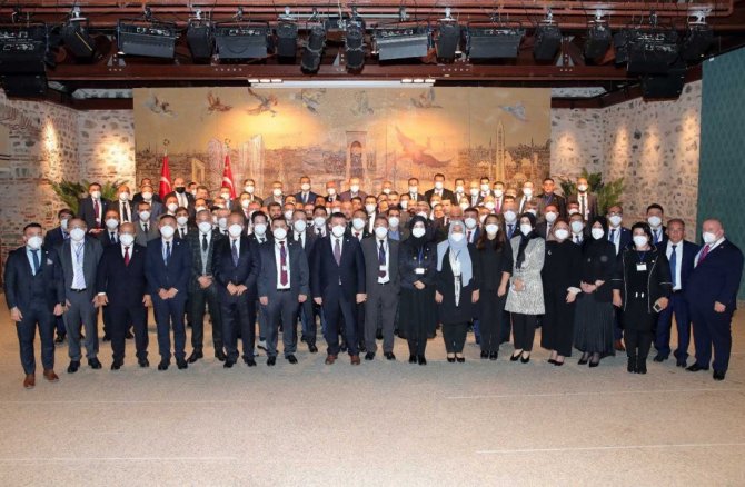 Cumhurbaşkanı Erdoğan Uluslararası Demokratlar Birliği heyetini kabul etti