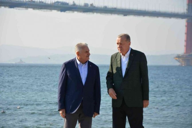 Cumhurbaşkanı Erdoğan’dan 1915 Çanakkale Köprüsü’nde Kanal İstanbul mesajı