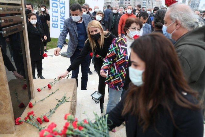 Denizli’de ’Sağlık Çalışanlarına Saygı Anıtı’ 14 Mart Tıp Bayramı’nda törenle açıldı