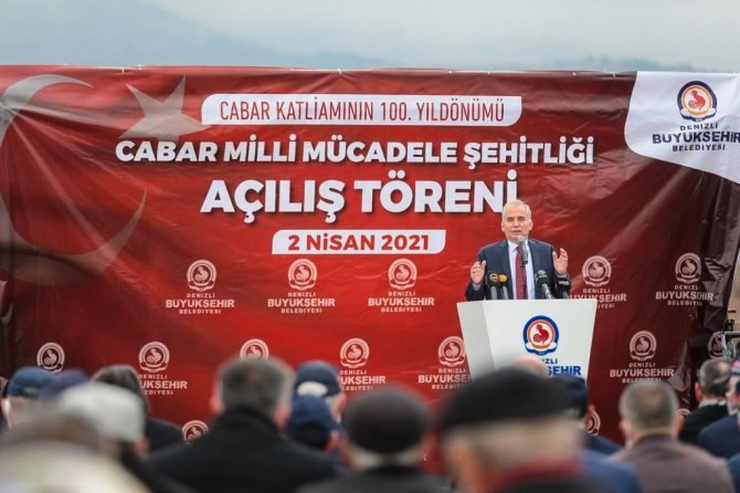 Denizli’nin ilk milli mücadele şehitliği açıldı