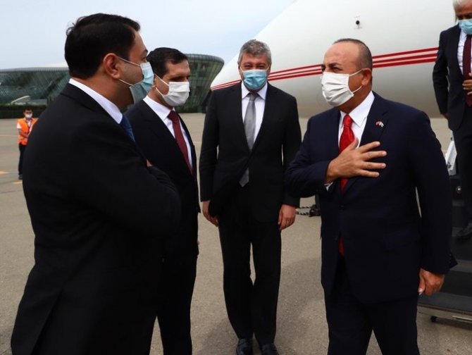 Dışişleri Bakanı Çavuşoğlu, Azerbaycan’da