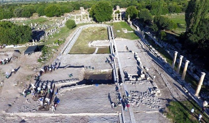 Dünya Mirası Listesi’ne giren Afrodisias’ın havadan görüntüleri etkiledi