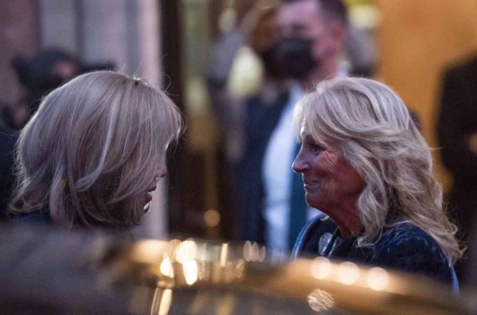 First Lady Jill Biden ve Brigitte Macron Roma’da bir araya geldi