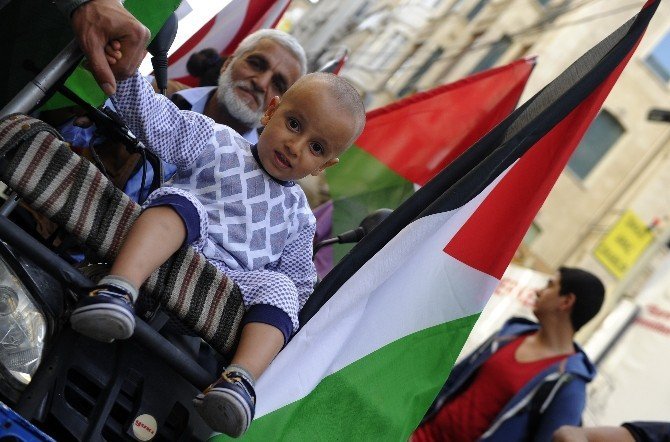 Gazze’ye İnsani Yardım Götüren Mavi Marmara Baskını Protesto Ediliyor