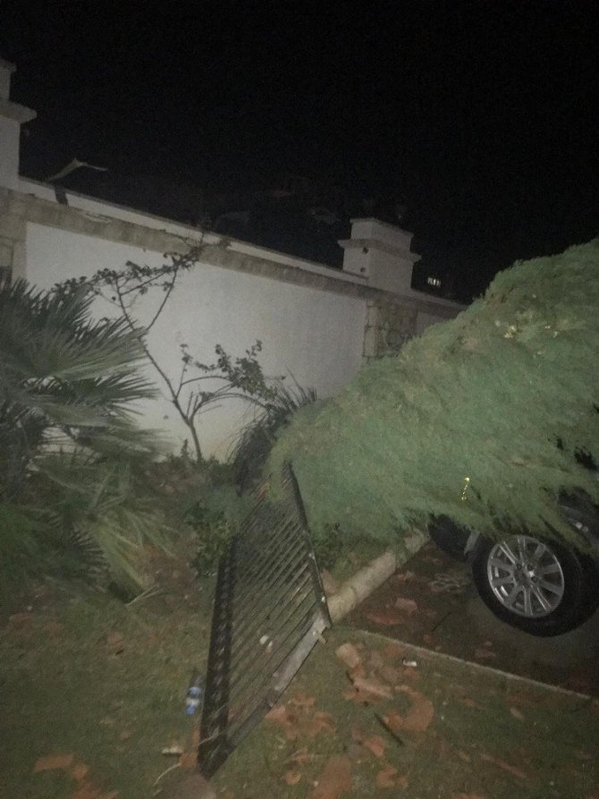 İzmir’in Çeşme ilçesi Alaçatı bölgesinde hortum çıktığı, 5 kişinin yaralandığı belirtiliyor. Öte yandan bölgede araçların zarar gördüğü, aydınlatma direklerinin ve bir inşaat vincinin devrildiği öğrenildi. Bölgede teknelerde