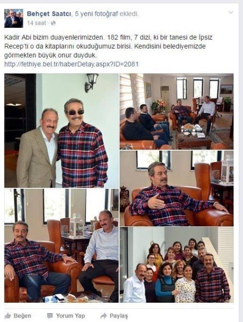 Kadir İnanır İle Görüşen Eski MHP’li Başkana, Yüzlerce Takipçisinden Eleştiri