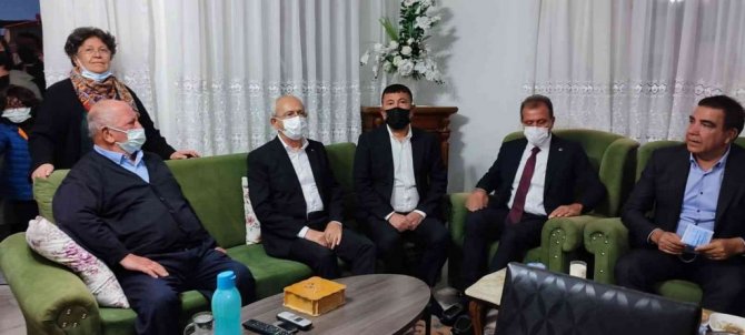 Kılıçdaroğlu’dan Veli Ağbaba’ya taziye ziyareti