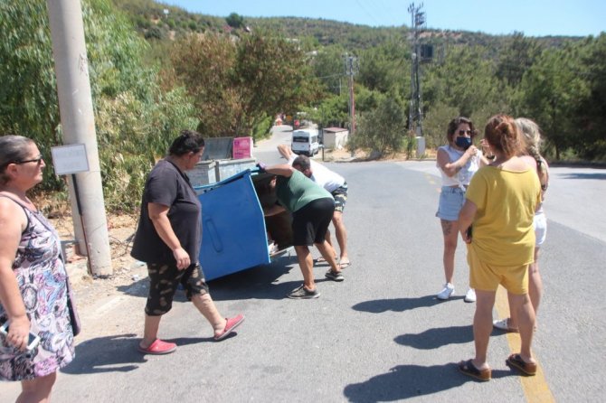 Mahalleli zehirlenen canlar için ayağa kalktı
