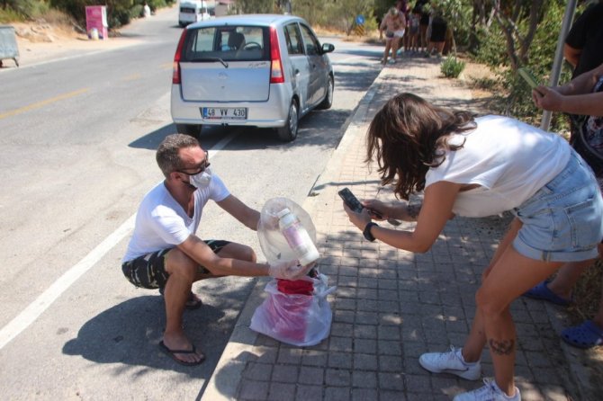 Mahalleli zehirlenen canlar için ayağa kalktı