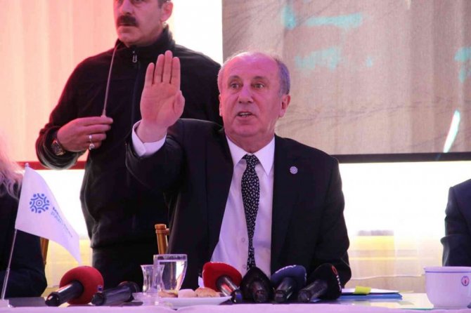 Memleket Partisi Genel Başkanı İnce: “Bunlar 6 ay dayanamaz”