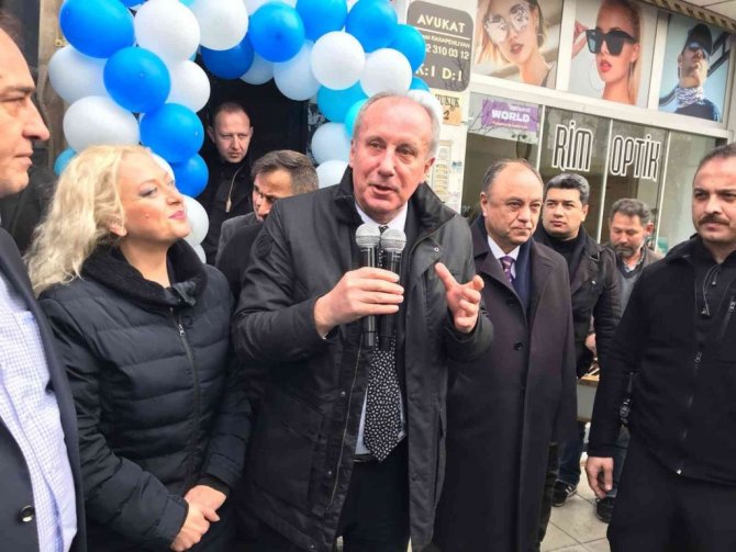 Memleket Partisi Genel Başkanı İnce: “Bunlar 6 ay dayanamaz”