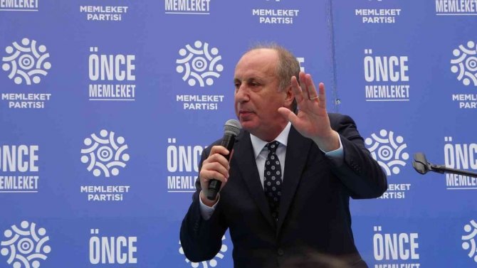 Memleket Partisi Genel Başkanı İnce eski partisi CHP’ye sert sözlerle yüklendi