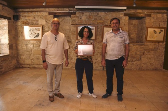 Muğlalı ressam 14. kişisel sergisini İbramaki’de açtı