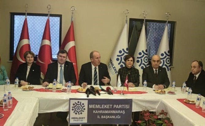 Muharrem İnce’den 6 partinin mutabakat metnine tepki