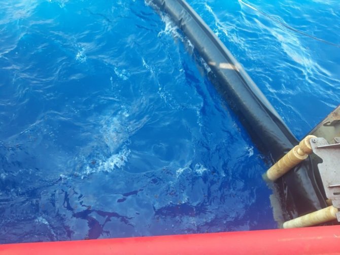 ‘Nene Hatun’ Akdeniz’de temizlik çalışmalarına başladı