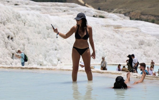 (Özel) Pamukkale’de tüm zamanların rekoru kırıldı