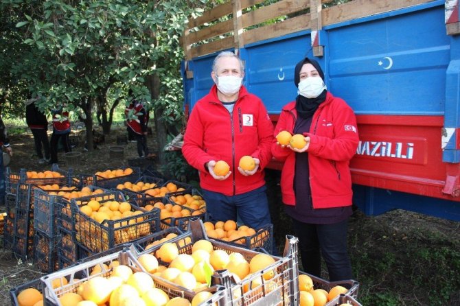 Sağlık çalışanlarına ’portakal’ dopingi
