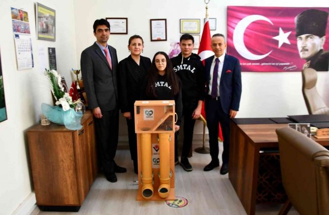 Sökeli öğrencilerin projesi, sokak hayvanlarını aç ve susuz bırakmayacak