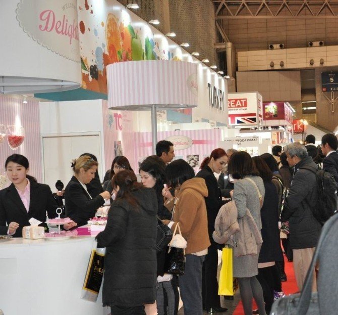TÜRK ŞEKERLEME SEKTÖRÜ, JAPONYA’DAKİ FOODEX FUARINA ÇIKARMA YAPTI.