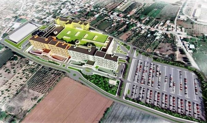 Vali Aksoy, Aydın Şehir Hastanesi yerleşim alanında incelemelerde bulundu
