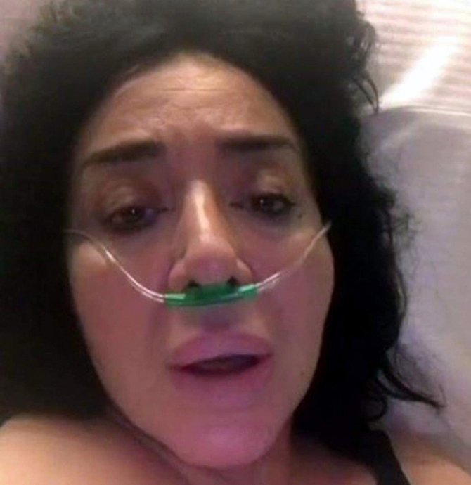 Zatürre olan Nur Yerlitaş tedavi altına alındı